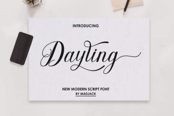 Dayling Script: A Practical Typeface for Streamlined Design Workflows